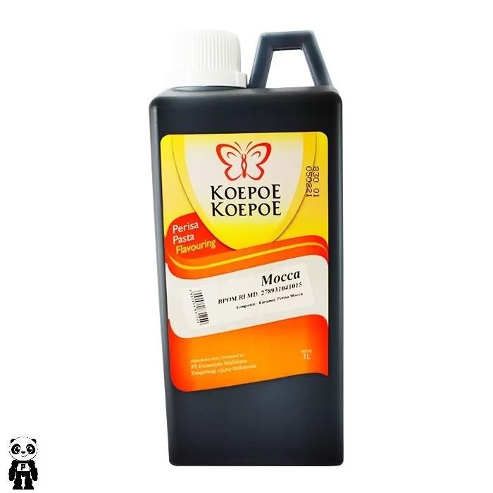

￼Koepoe Koepoe Pasta Perisa Moka 1 Liter Mocca Flavoring 1L