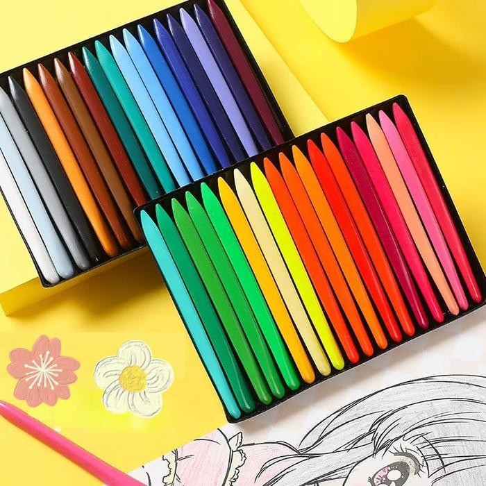 

Promo CRAYON SET ANTI AIR | TIDAK MUDAH PATAH | ISI 12-36 PCS BEST SELLER Krayon Mewarnai Stationery - crayon isi 24 Terlaris