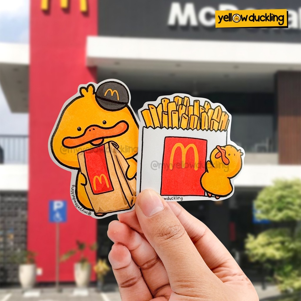 

STICKER JUMBO - ITIK MC. DUCKLING - STICKER JOURNALING - STIKER JOURNAL PLANNER