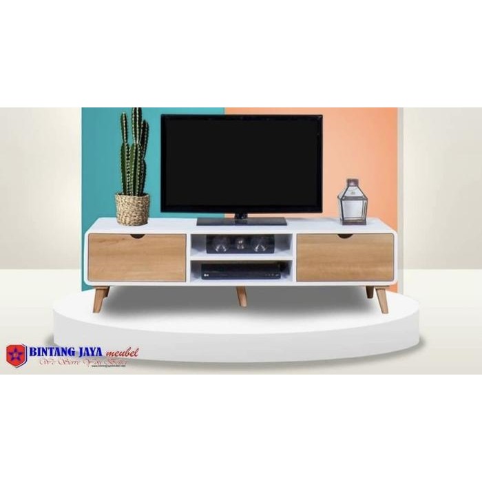 Meja Rak TV Helsinki | Lemari Rak TV Minimalis Modern Bandung