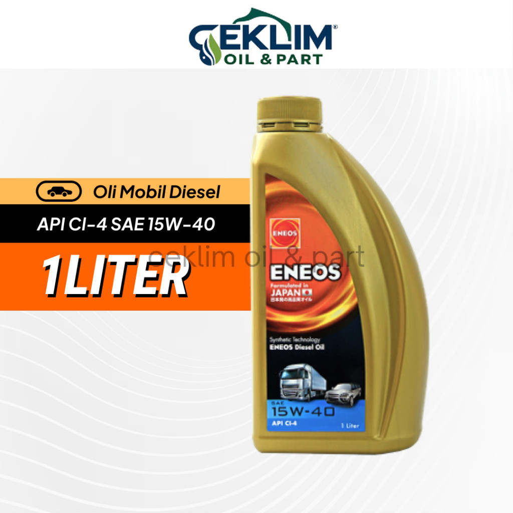 ENEOS Oli Mesin Mobil Diesel SAE 15W-40 CI-4 Kemasan 1L