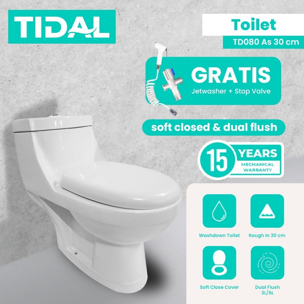 Closet Duduk One Piece Tidal TD080CO