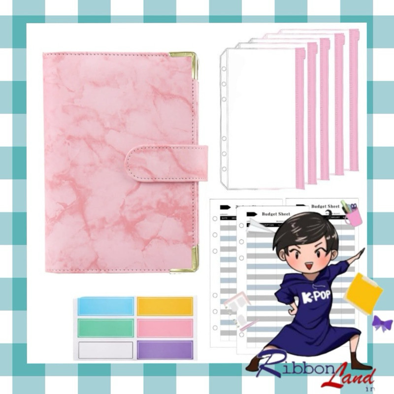 

Set A6 Lengkap Binder Kulit Marmer Nabung Hemat