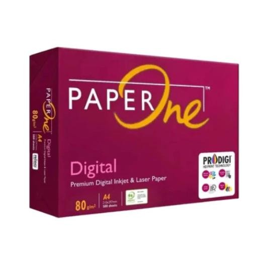 

KERTAS HVS PAPERONE PAPER ONE A4 80 GRAM ./ KERTAS PRINT FOTOCOPY - 1 RIM