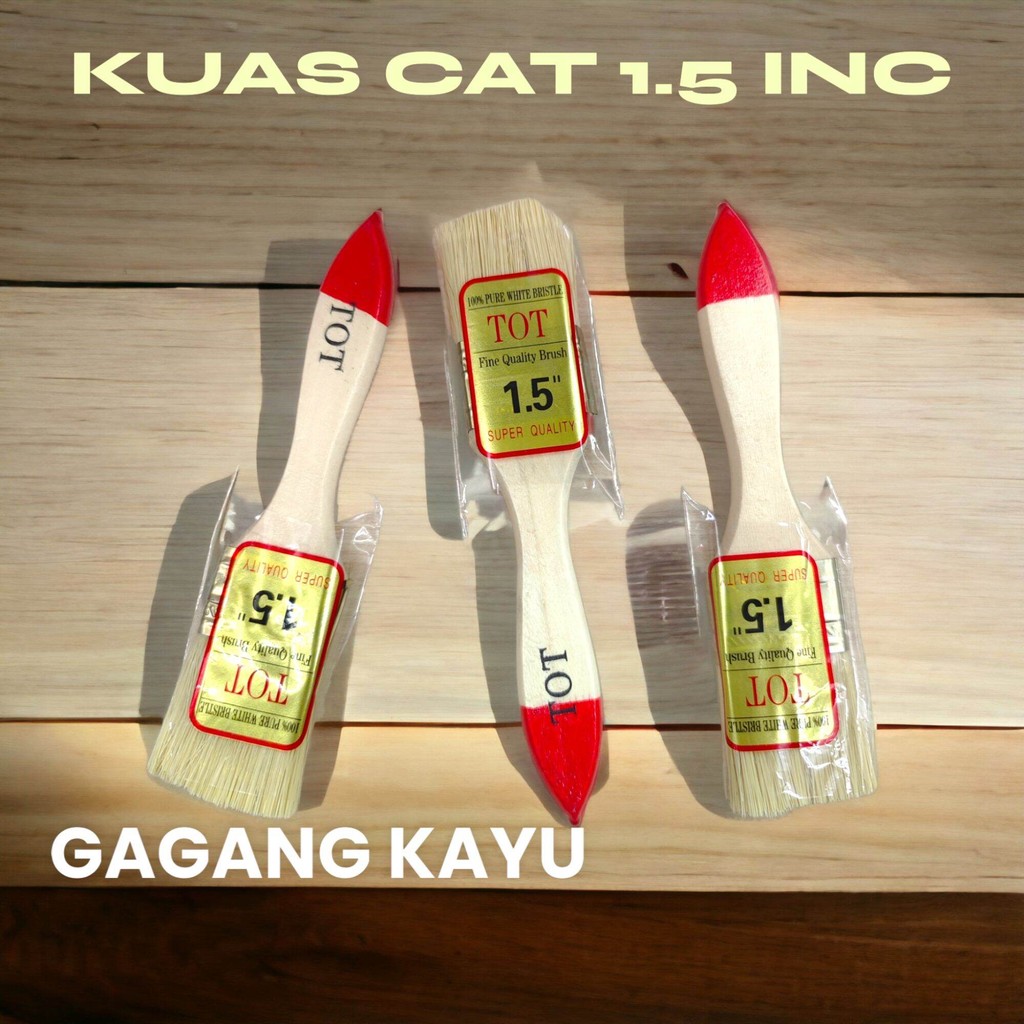 

KUAS CAT GAGANG KAYU MURAH 1.5INC
