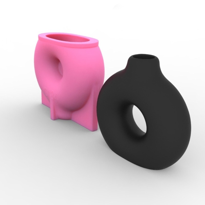 

Flower Pot Silicone Resin Mold Flower Epoxy Resin Casting Mold Succulent Vase Cement Mold Candle Holder Wax Mold Drop Shipping