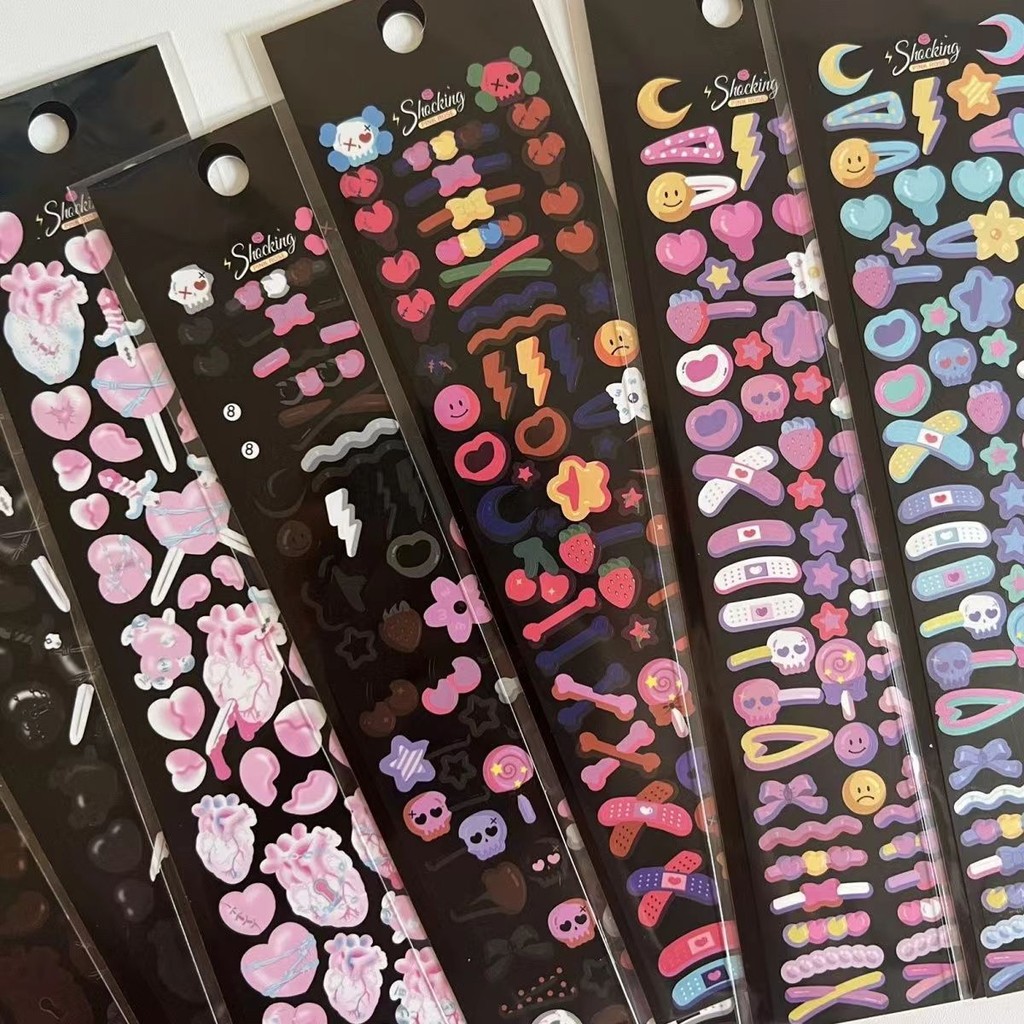 

Creative, Cute, Colorful, Personalized Stickers Kawaii Scrapbooking Material Idol Card Happy Planning, Decorative Stickers