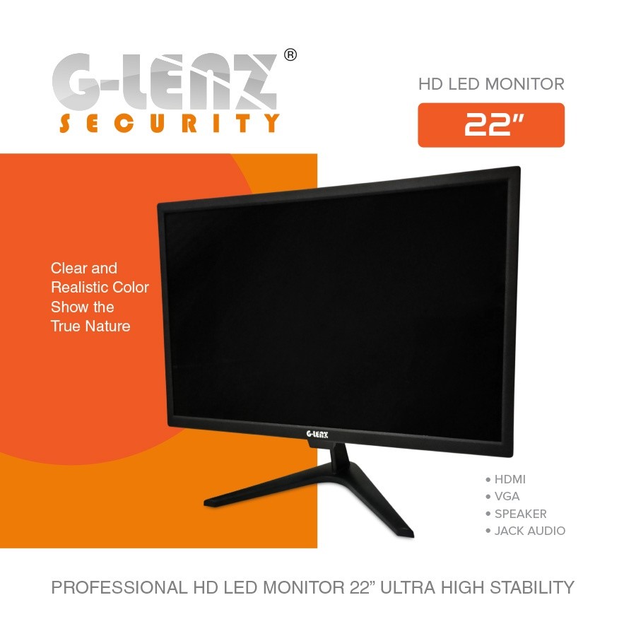 G-LENZ MONITOR 22 Inch LED 4KCO