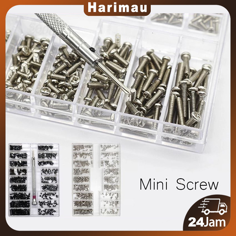 Baut Hp Handphone 500Pcs / Laptop / Jam Tangan Sekrup Kacamata Baut Mini Baut Reparasi