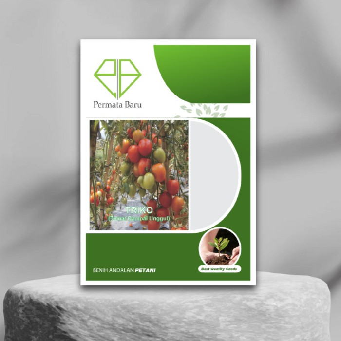 Benih Tomat Rampai Ceri Cung Kediro TRIKO isi 5 Gram Biji Bibit Permata Baru