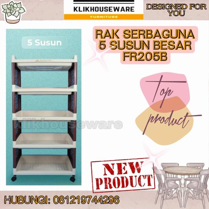 RAK SERBAGUNA BESAR 5 SUSUN - FR205B FAWSLINE