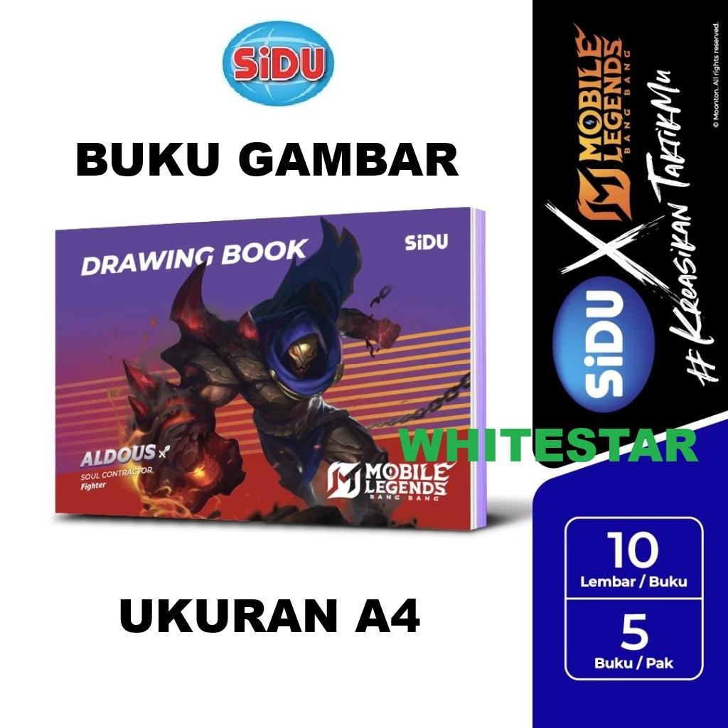 

buku gambar sinar dunia sidu Uk. / ukuran A4 -motif mobile legends ml
