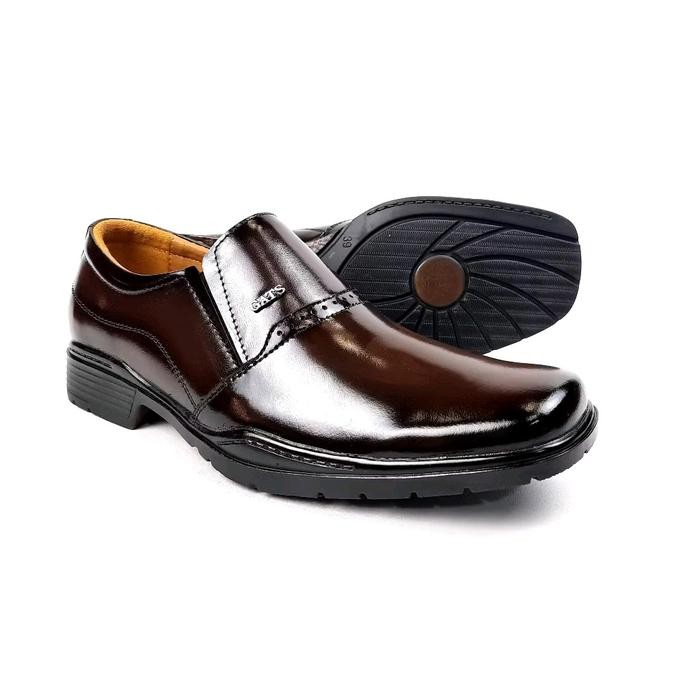 GATS NH 2002 Coklat Original Sepatu Pantofel pria  by gats