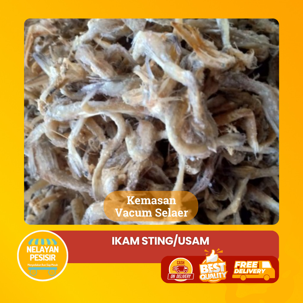 

Usam Ikan Asin Kecil Rasa Gurih Kriuk Asli Laut Segar Kualitas Premium