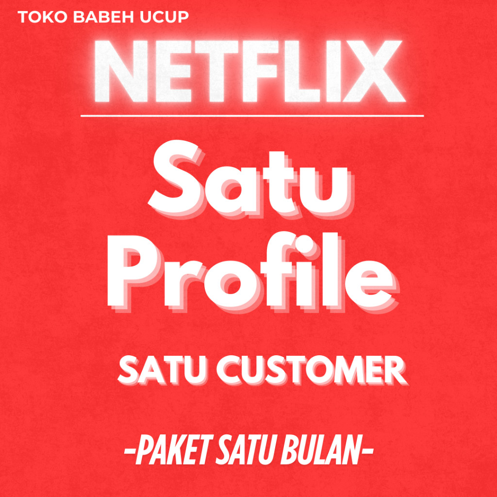 NETFLIXXX PREMIUN TERPERCAYA 1 BULAN