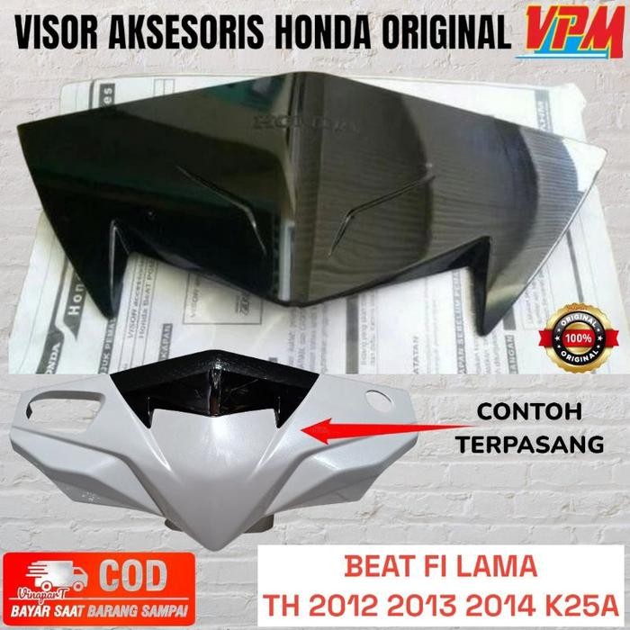 aksesoris visor windshield beat fi lama 2012 2013 2014 original honda K25A