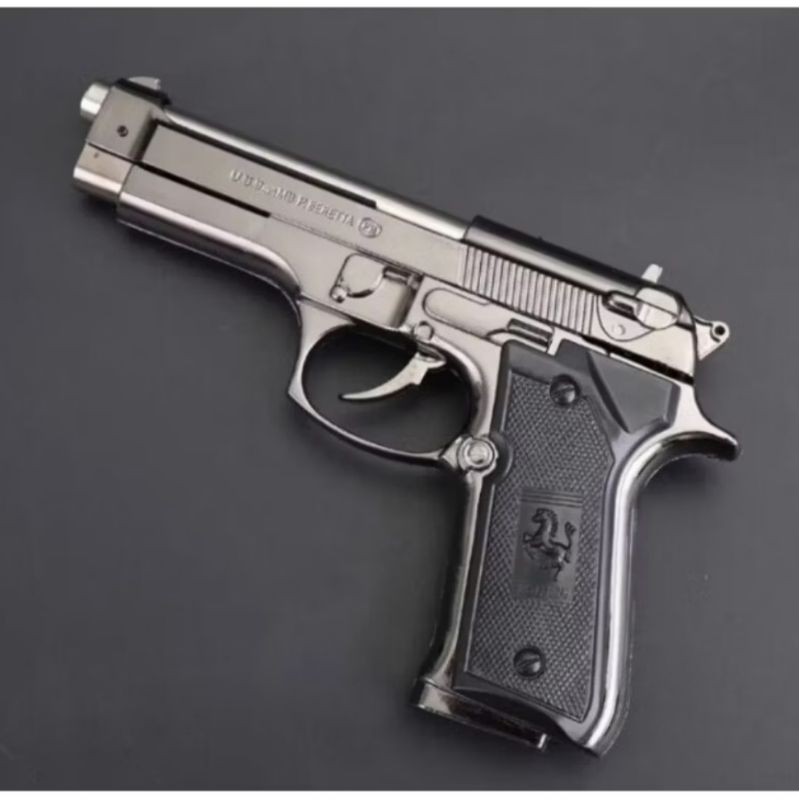 KLIMAUSHOP Paling di gemari  KOREK API PISTOL BARETA UKURAN BESAR FULL BESI