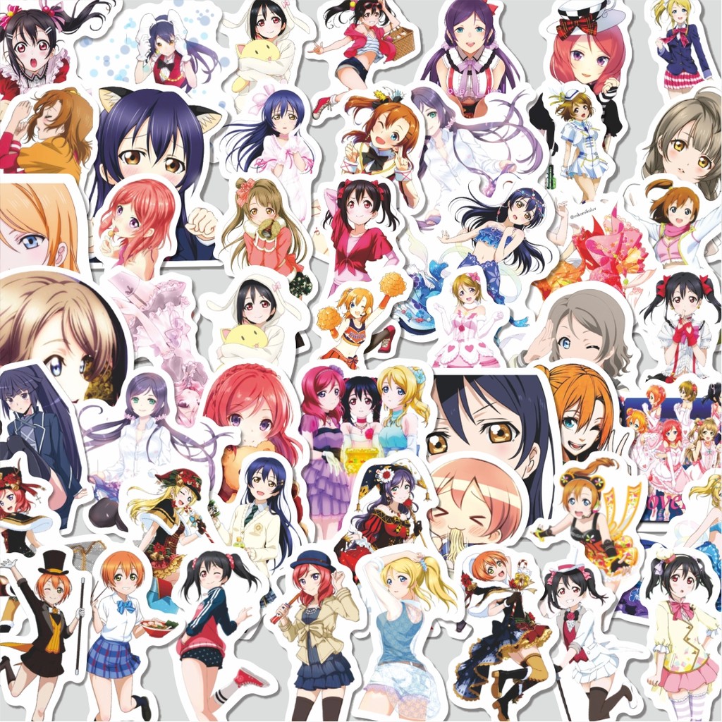 

Stiker Cutting Pack Sticker Anime Love Live! School Idol Project Sticker Isi 100Pcs Series Aesthetic Lucu Keren Untuk Koper Bahan Vynil