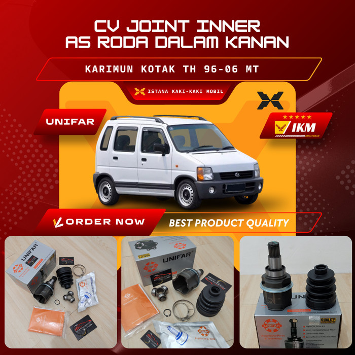 CV JOINT INNER / AS RODA DALAM SEBELAH KANAN KARIMUN KOTAK TH 1996 - 2006 MT Original 100%