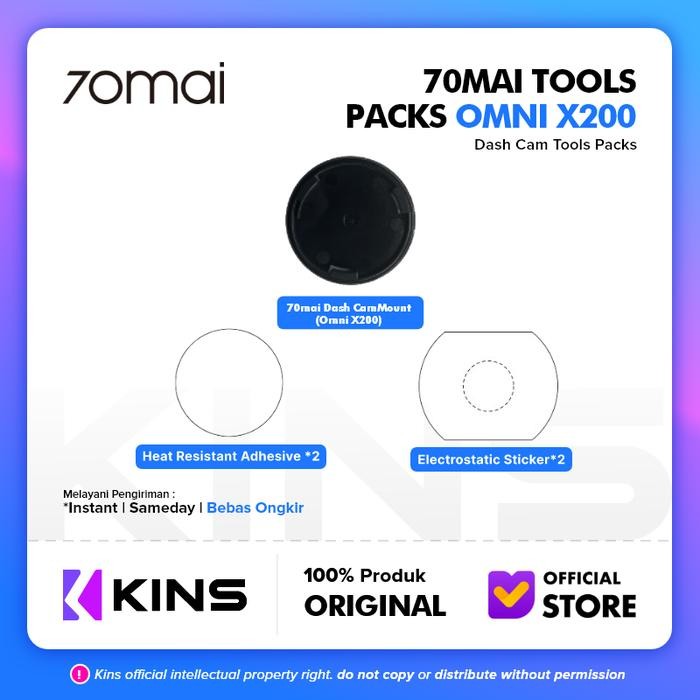 PROMO70mai DashCam Tool Packs A800S-1/A500S-1/1S/M300 70mai Static Sticker - For OmniREADY