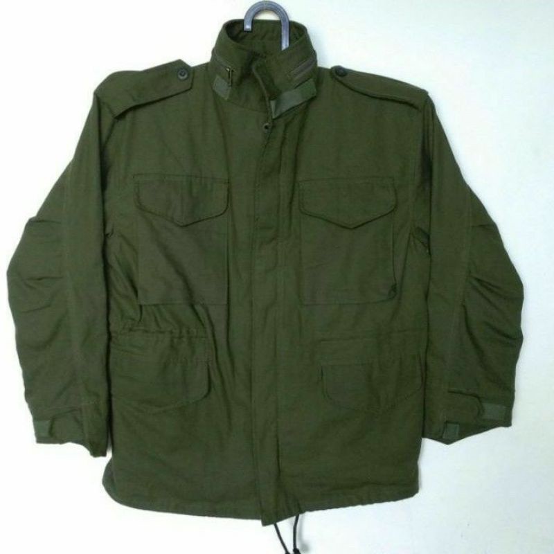 Jaket Tentara Model Klasik Korea Army Field Jacket 80's - jaket PDL hijau