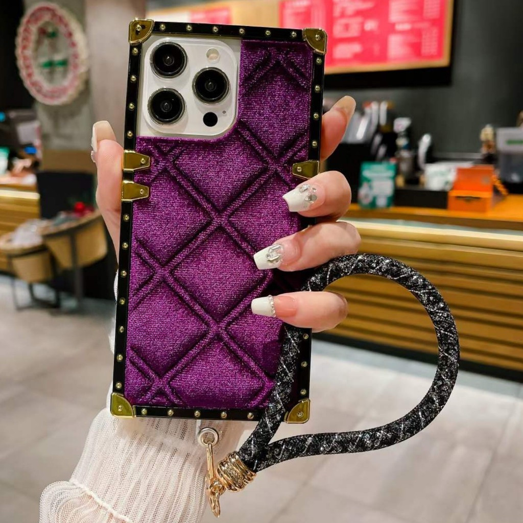 Case Samsung A54 A34 A24 A05S A05 Softcase Bludru Velvet Trunk + Gantungan Branded Case Hp Samsung