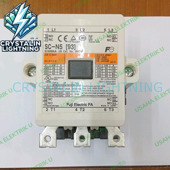 Magnetic Contactor SC-N5 Fuji Electric 220V