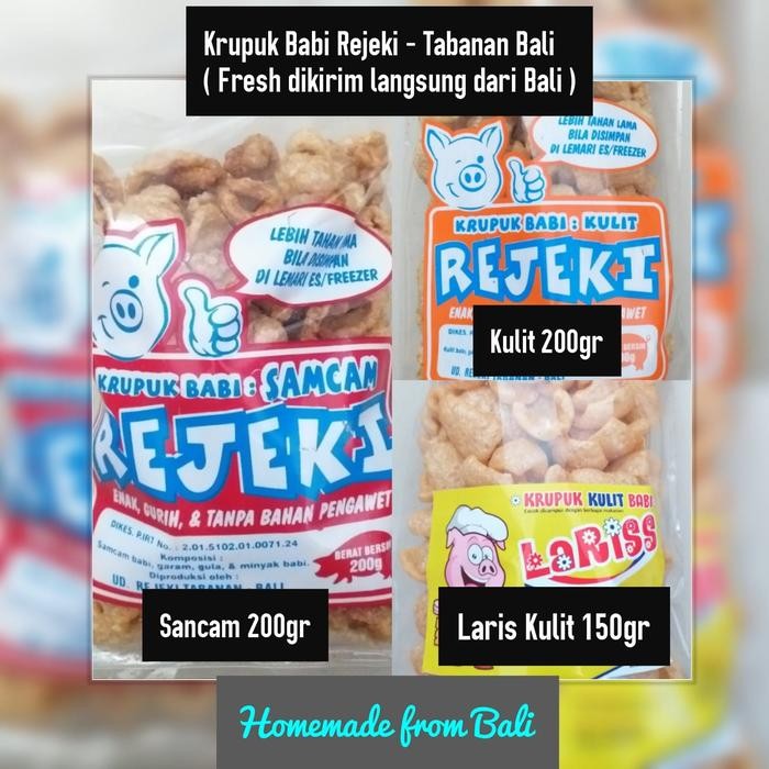 

Krupuk Rejeki 200gr - Kulit Laris 150