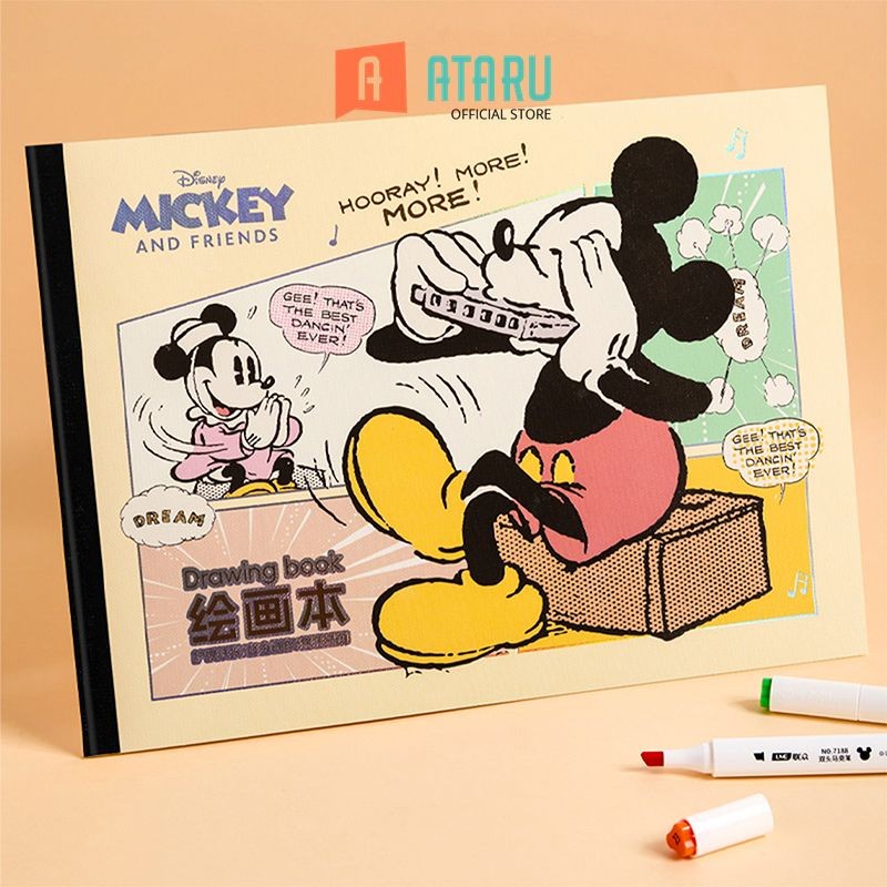 

Ataru A4 Classic Buku Gambar Mickey Mouse - Krem Seni Gambar Buku Melukis Menggambar Anak Kids Coloring Book Sketching Book Drawing Book