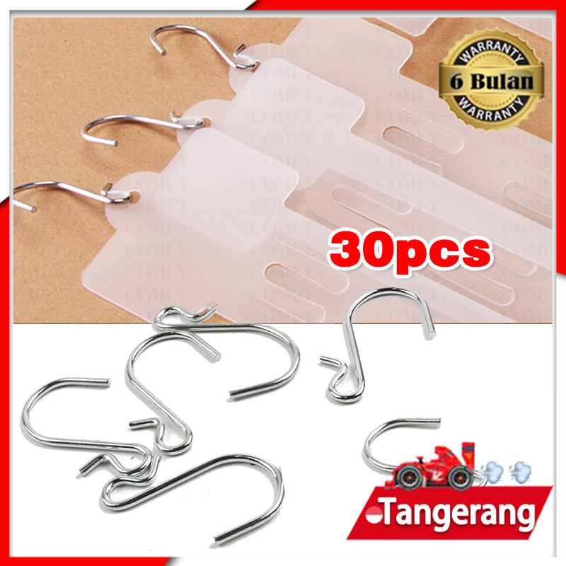 30PCS Clip Strip Display Makanan / Clip Strip Display / Hook Strip/Clip Strip Murah Universal
