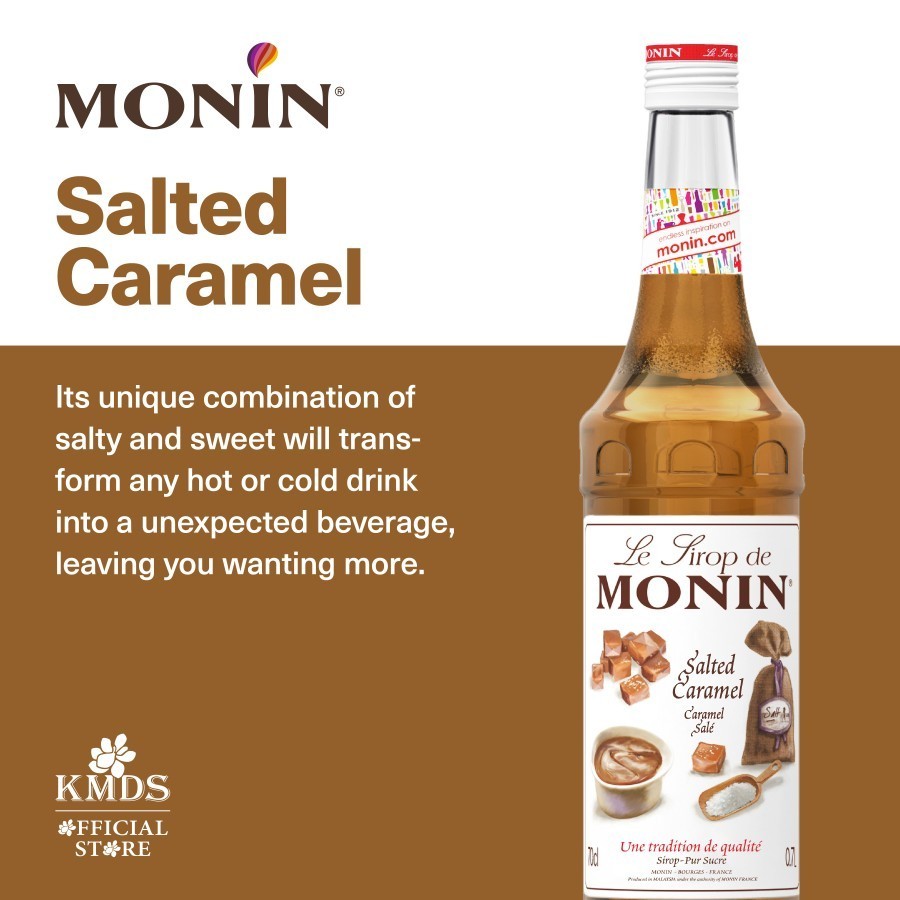 

Monin Salted Caramel Syrup 70 Cl 700 Ml