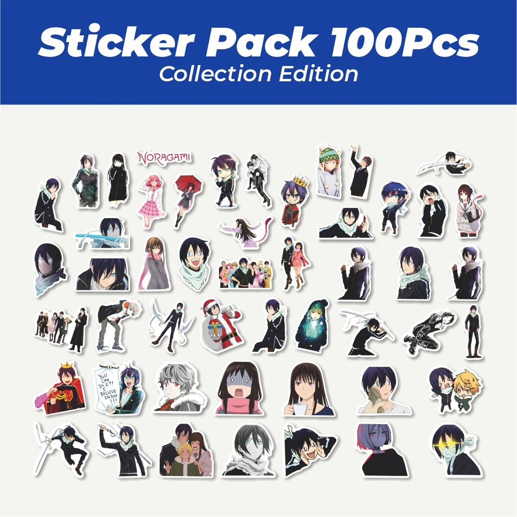 

Hot Stiker Anime Noragami StickerLucu Anti Air Stikers Berperekat Waterproof Sticker Decal Buat Motor Helm Buku Journal Koper Casing HP Laptop Botol Minum
