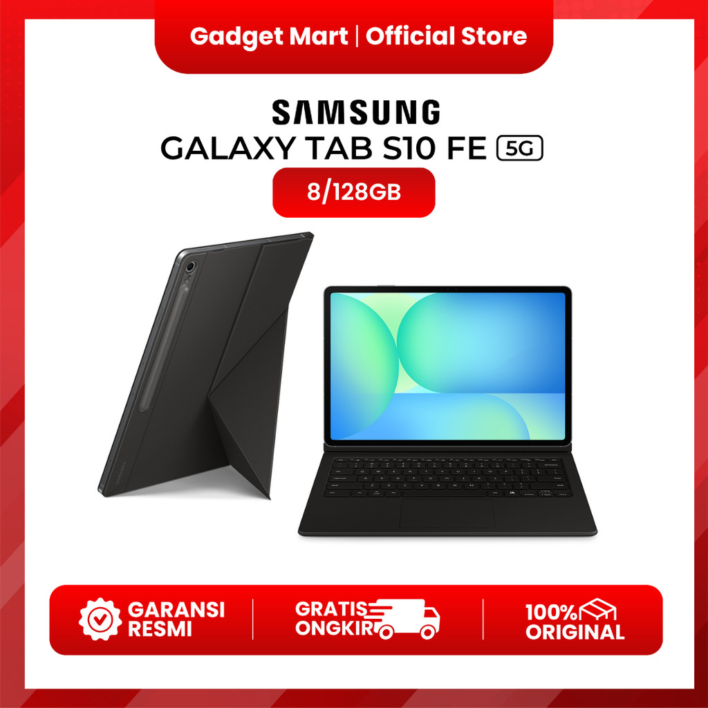 SAMSUNG Galaxy Tab S10 FE Tablet AI, Tab AI, Galaxy AI - Garansi Resmi