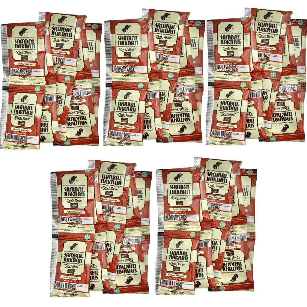 

Sambal Naknan Bawang 1 PACK 50 PCS (LIMA PULUH) Sachet