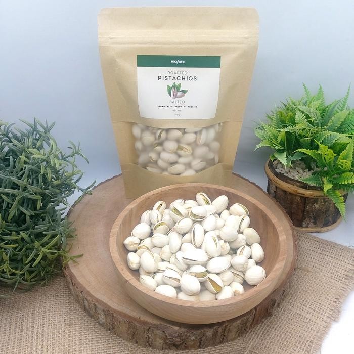 

Prodex Roasted Salted Pistachio - Sehat, Cemilan, Snack, Healthy Food - 90 gram