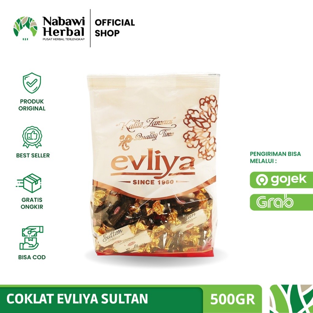 

EVLIYA - Coklat Evliya Sultan Oleh Oleh Haji Umroh 500grby bonis