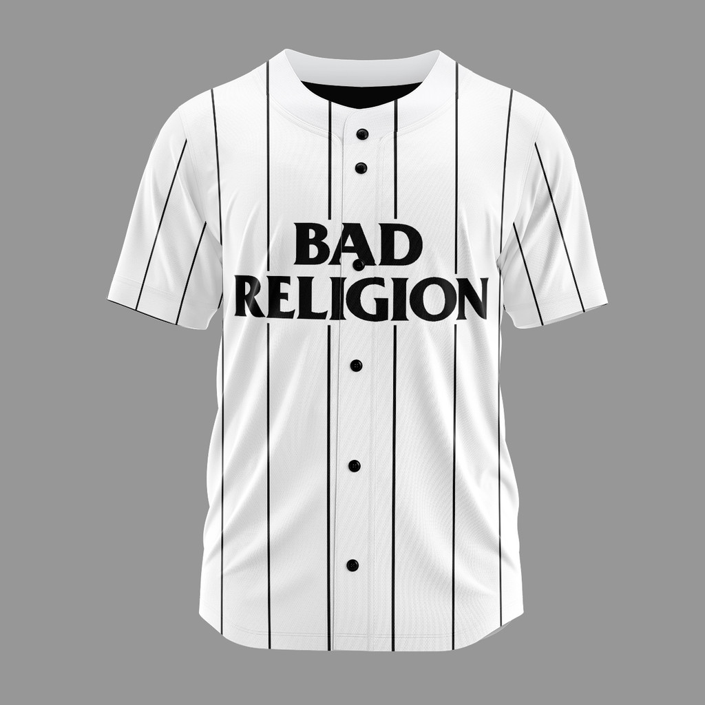 Jersey Baseball Bad Religion Keren | Baju Baseball Bad Religion Unisex Anak Dan Dewasa
