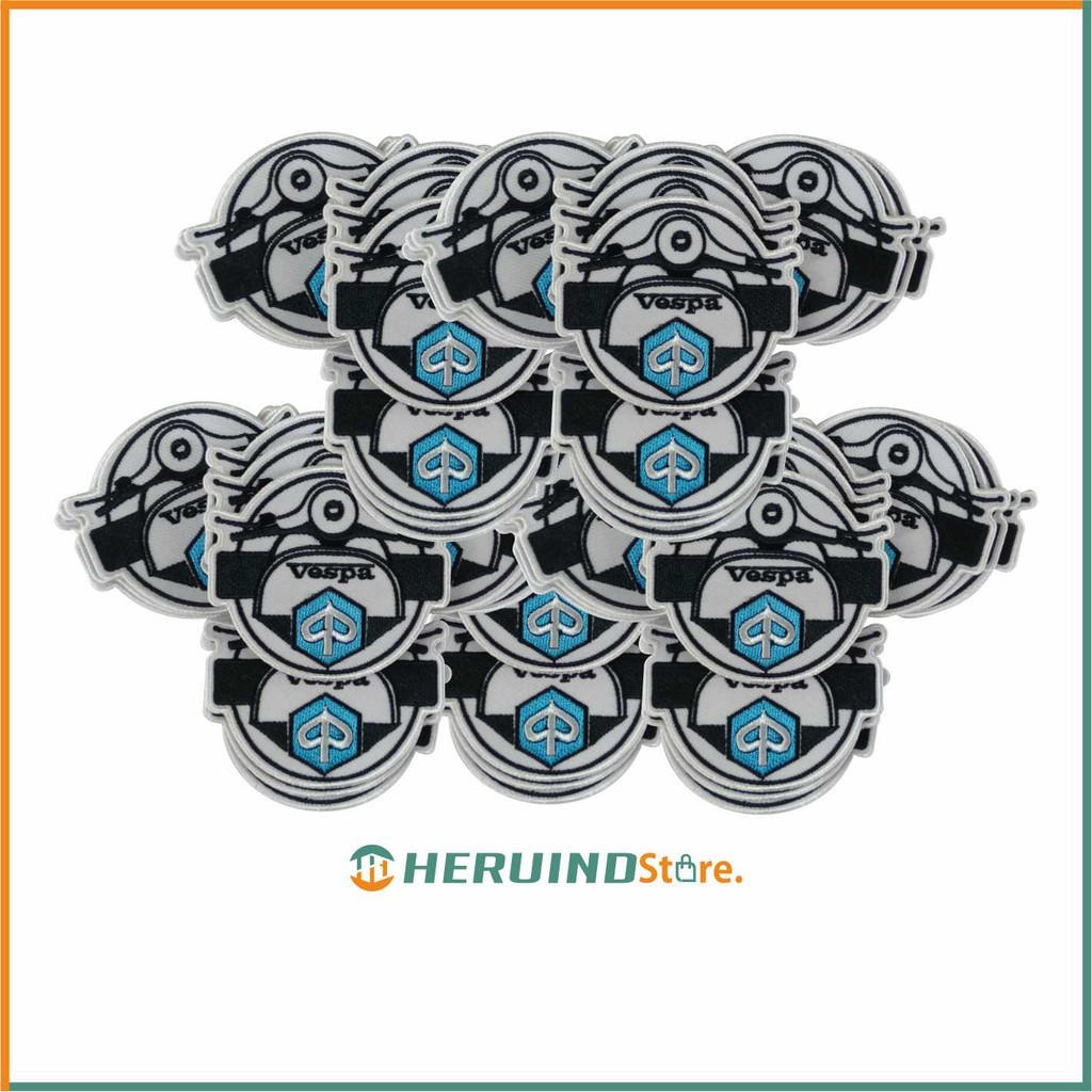 PATCH BORDIR / EMBLEM BORDIR VESPA BORDIR KLATEN