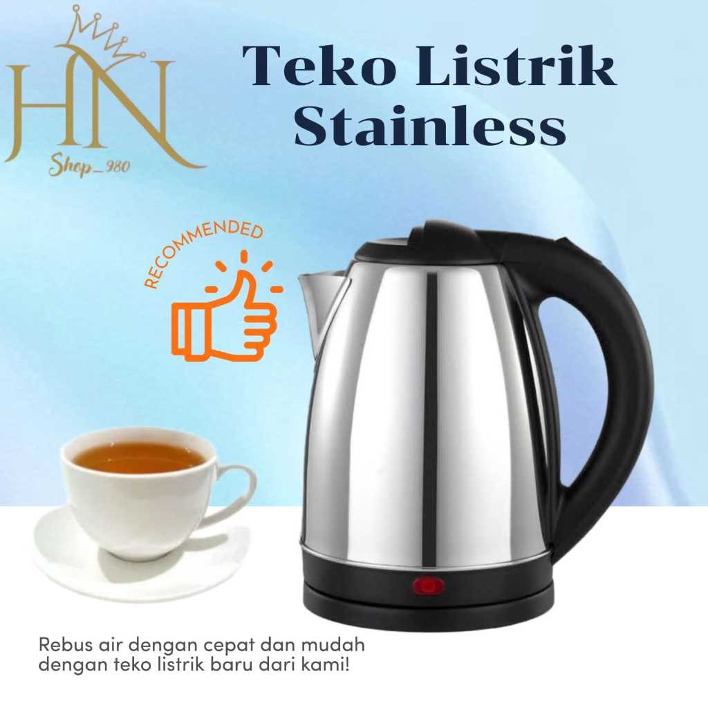 Teko listrik pemanas air SQ electric kettle 2L