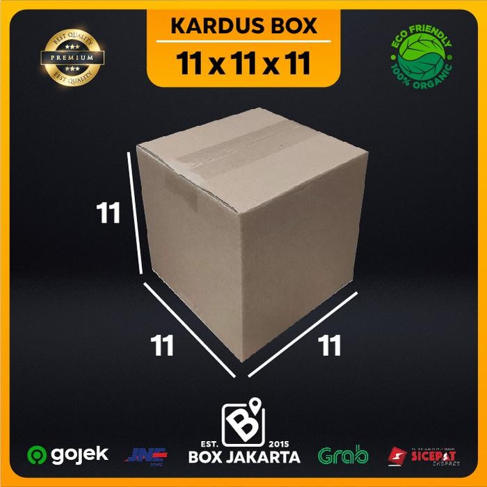 

KARDUS BOX uk 11x11x11 CM Kotak Packaging Corrugated SHEET POLOS