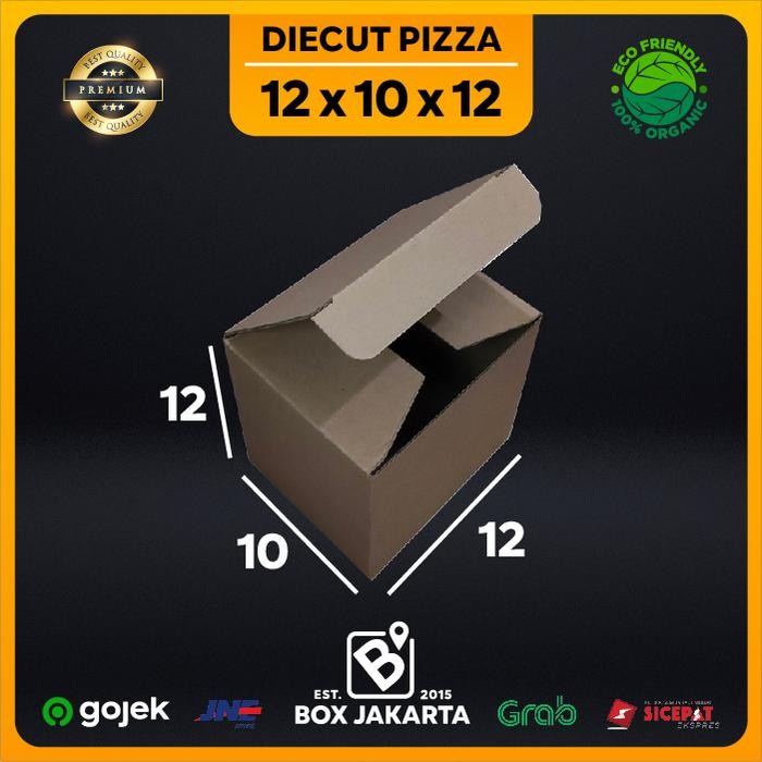 

KARDUS uk 12x10x12 CM Diecut Pizza Corrugated Packaging Box