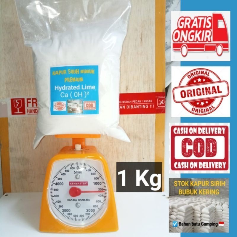 

KS - Kapur Sirih Asli Murni 1000gr | Kapur Putih Alami untuk Masakan, Kecantikan & Kesehatan