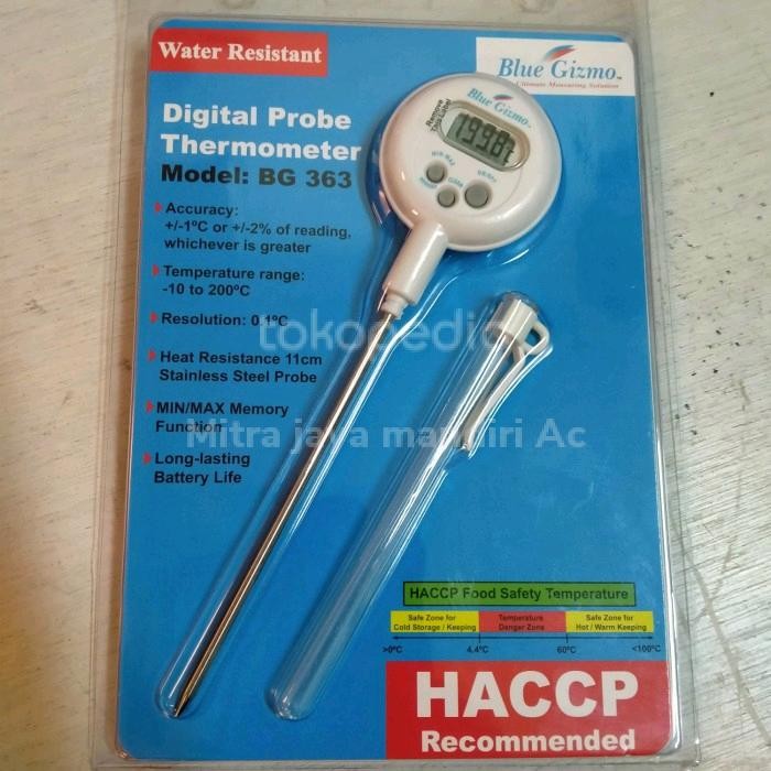 Thermometer Blue Gizmo BG 363 digital GOOD QUALITY