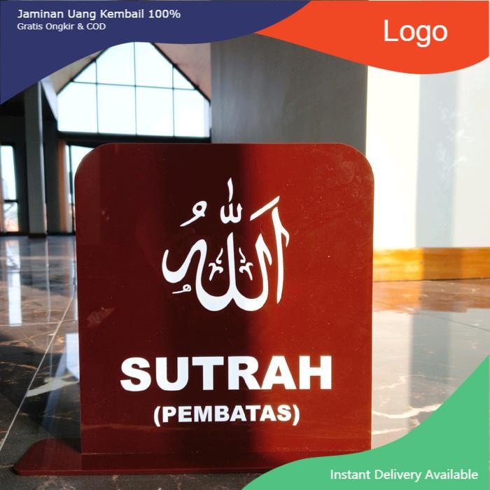 Sign Sutrah- Tanda Pembatas - Sutrah Acrylic WA7