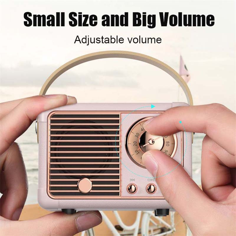 speaker mini speaker bluetooth mini speaker portable cute mini Wireless small Stereo retro outdoor