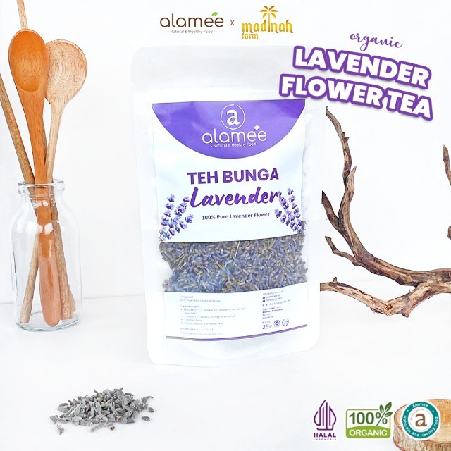 

Teh Bunga Lavender Insomnia Tea Organik Kering Dried Flower Herbal Alami Organic 25gr madinah