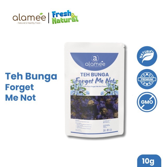 

Teh Bunga Forget Me Not Flower Tea Organik Kering Dried Alami Teh Herbal Asli 10 Gr fresh and natural