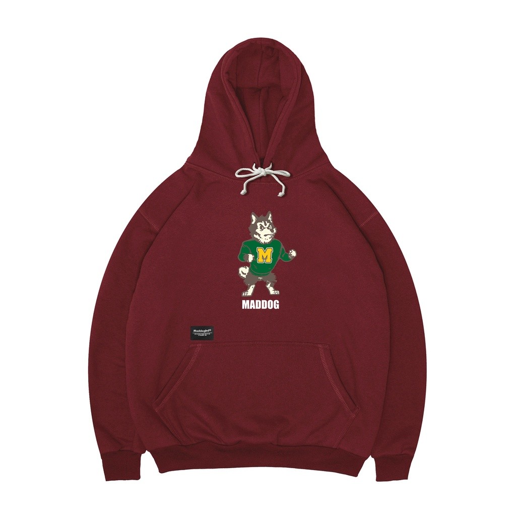 Maddog Infected - Hoodie - WOLVES HD Maroon | Jacket Pria Wanita Unisex Merah Hati Distro Official M
