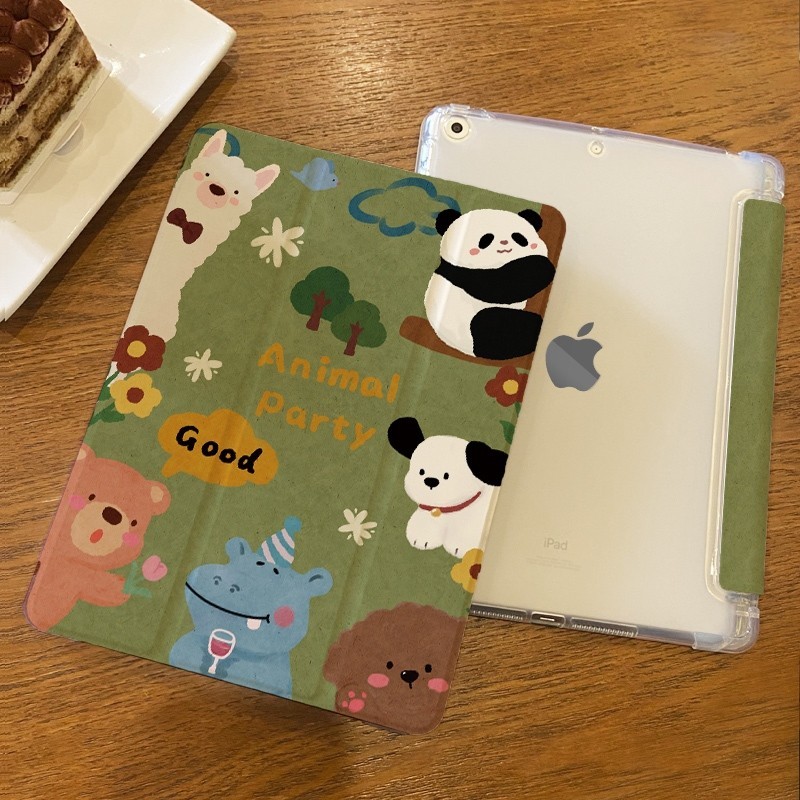 Case iPad Gen10 iPad Case Transparan untuk iPad Air 6 5 4 11 inci 10.9 10.2 Inch iPad Gen 7/8/9, Sli