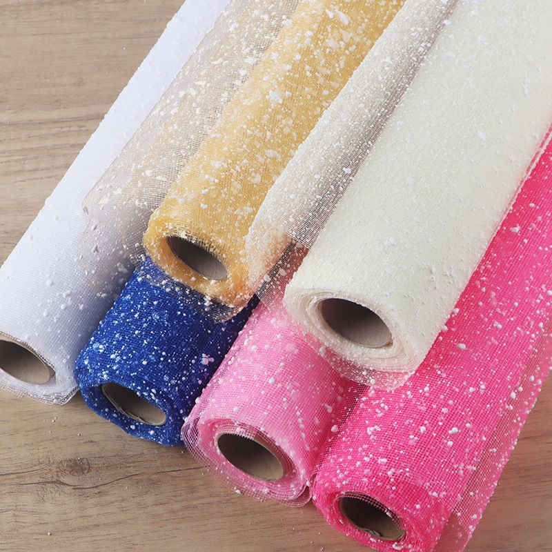 

[ TERMURAH ] 8.8 Kain Tile Jaring Buket Bunga / Jaring Salju / Kain Buket Flower Wrapping Buket Snowy Mesh Tile Lembaran 50cm
